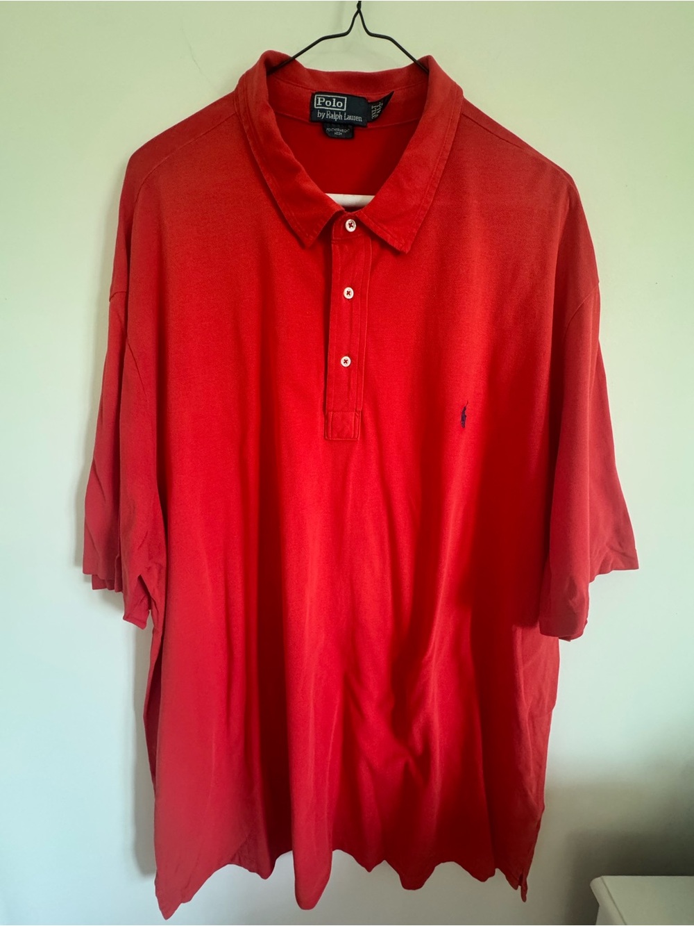 Ralph Lauren Men's Red Polo with Signature Pony